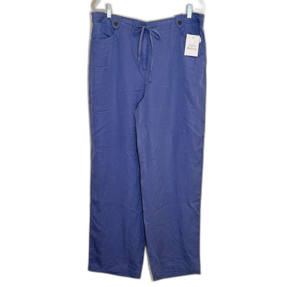 JM COLLECTION - Lavender Tencel Straight Leg Pants - Women's size 16 (NWT)